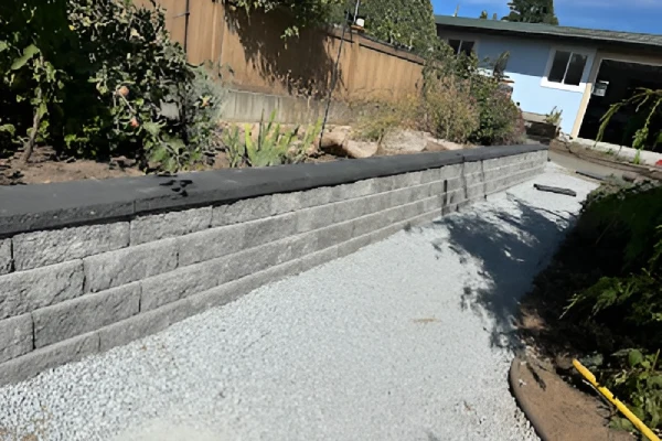 Retaining Wall Installation